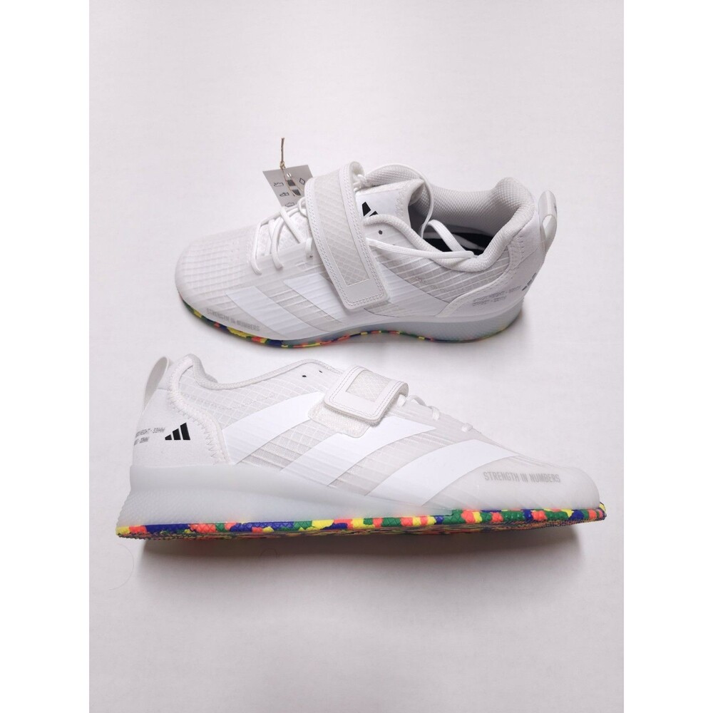 Adidas Adipower Weightlifting 3 Men Size 8.5 White Color Sole Shoes IF0521
